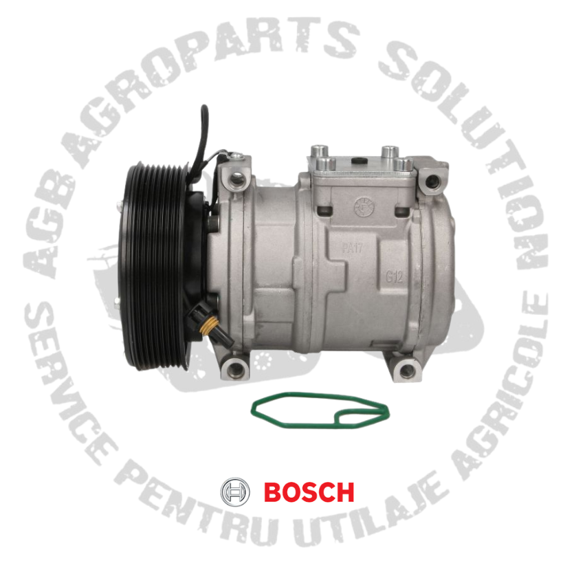 Compresor AC aer conditionat John Deere BOSCH AH169875 AW23886 AW24173 RE46609 RE502624 RE52454 RE69716 SE501459 SE501462 TY24304 TY6764