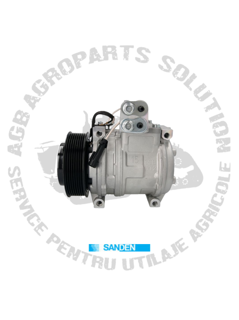 Compresor AC aer conditionat John Deere SANDEN AL153386 AL154203 AL155836 AL174136 AL174137 AL176857 AL176858 AL78779 RE203758 RE257084 TY6769
