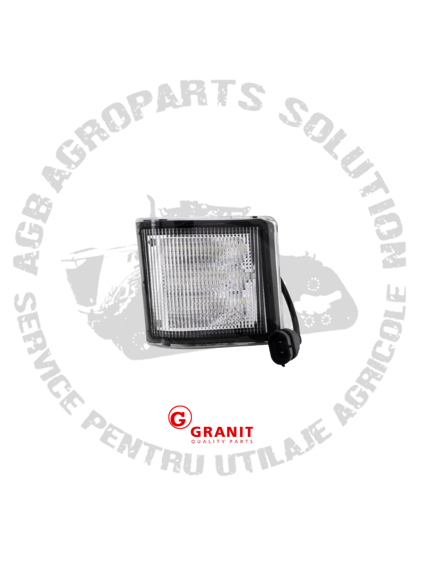 Far lateral stanga capota LED H11 John Deere Granit AL78177