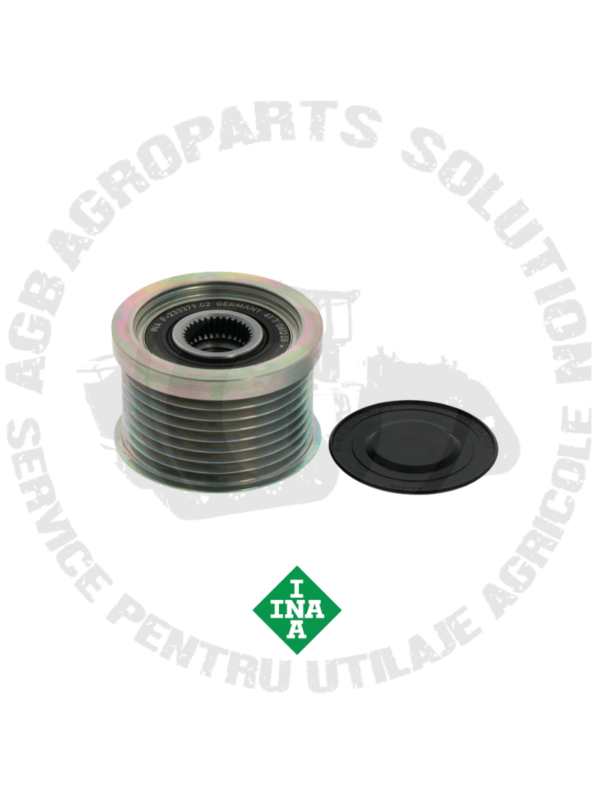 Fulie alternator cu ambreiaj John Deere INA AL166835 AL166836