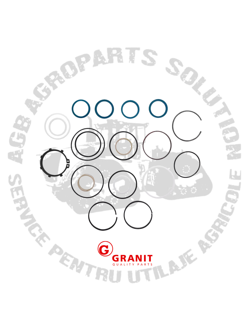 Kit garnituri cilindru directie punte fata ZF 2025 2035 2045 John Deere GRANIT AL166294 AL114016