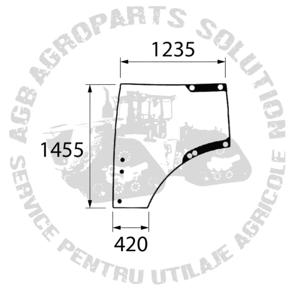 Usa dreapta John Deere seria 6R  L209796 L212968
