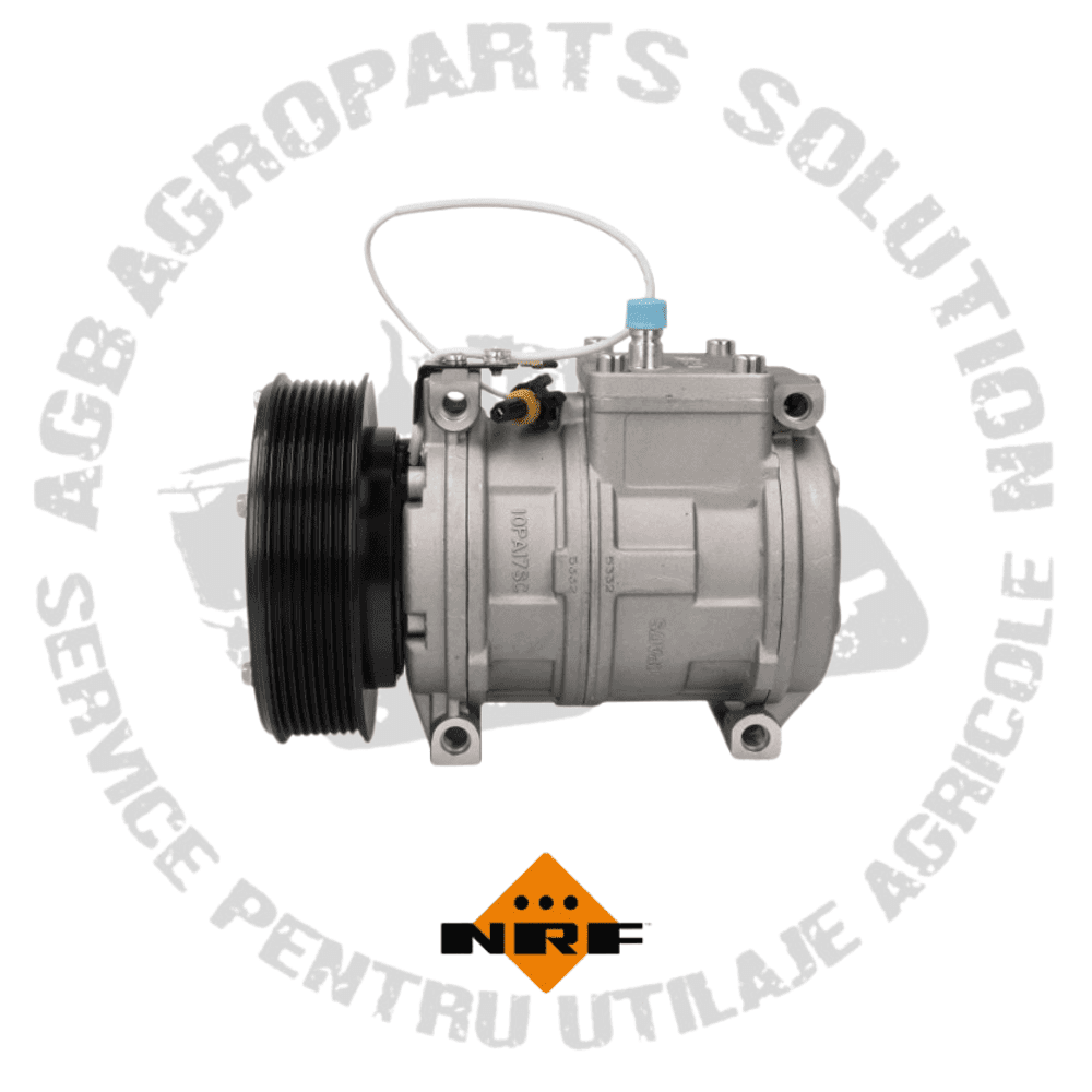 Compresor AC aer conditionat John Deere NRF AH169875 AW23886 AW24173 RE46609 RE502624 RE52454 RE69716 SE501459 SE501462 TY24304 TY6764 NRF32661