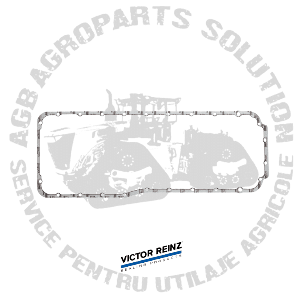Garnitura baie ulei motor 6076 6081 John Deere Victor Reintz R521228 R49376 R49377 RE504822 71-41998-00