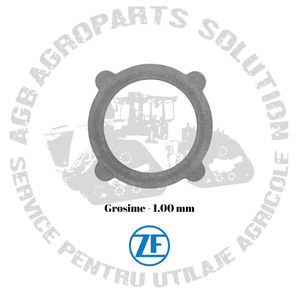 Placa frictiune 1.00 mm diferential punte fata ZF John Deere ZF L100150 4481.346.049 4481346049