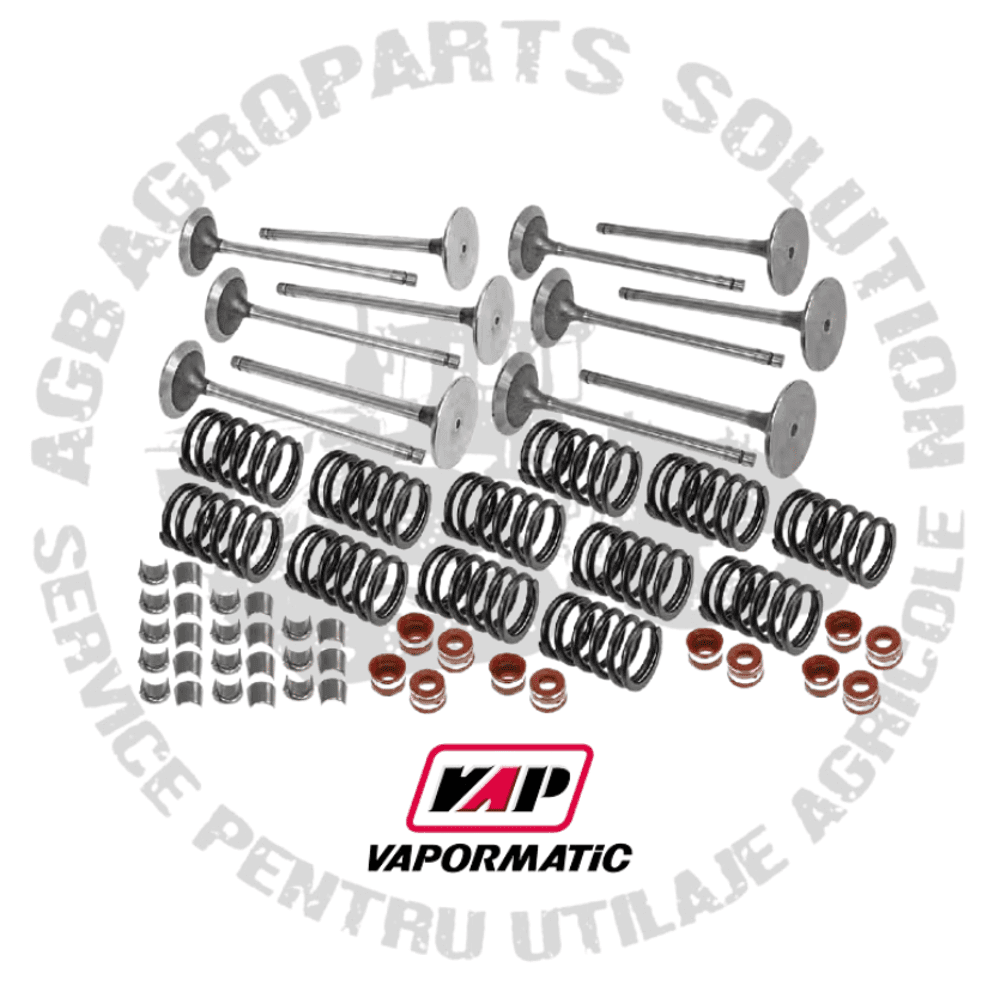 Set supape simeringuri arcuri sigurante chiulasa chiuloasa 2v John Deere Vapormatic VPA6020 R98062 R90692 RE31617 R91889 R26125