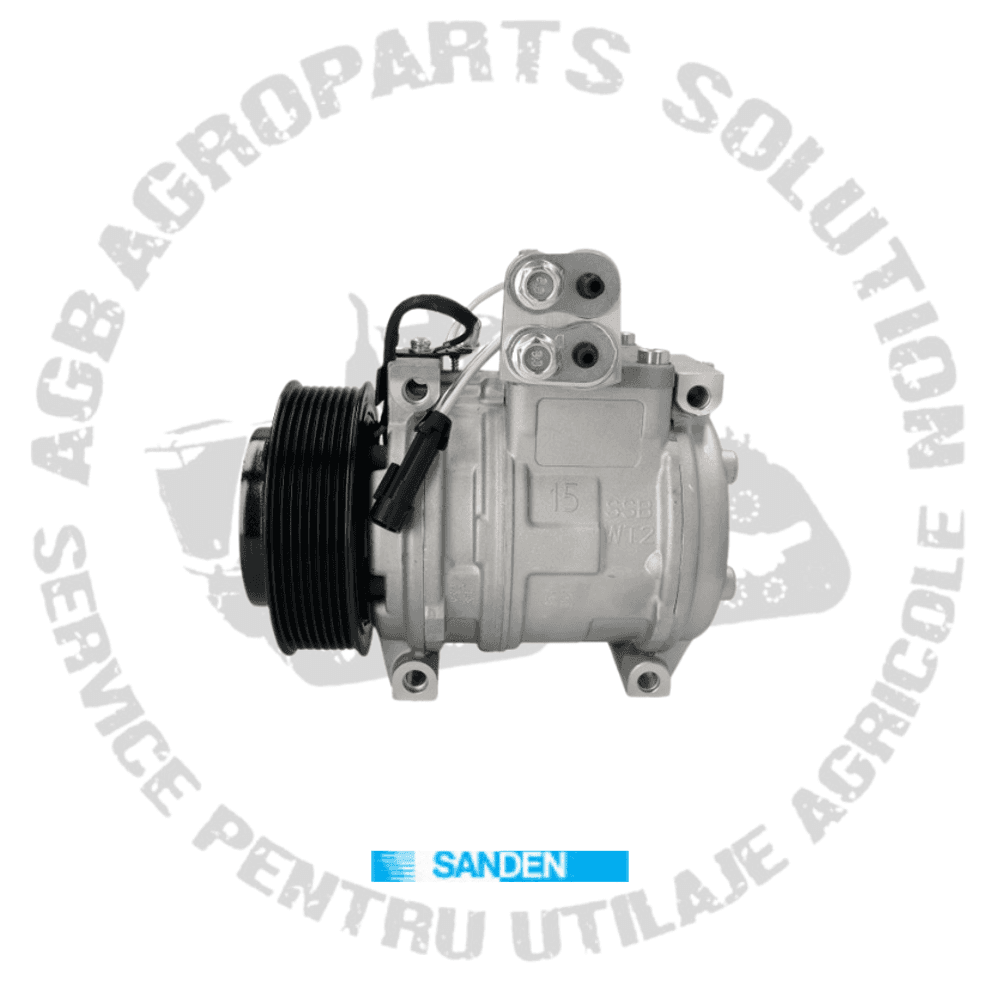 Compresor AC aer conditionat John Deere SANDEN AL153386 AL154203 AL155836 AL174136 AL174137 AL176857 AL176858 AL78779 RE203758 RE257084 TY6769