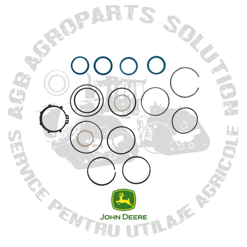 Kit garnituri cilindru directie punte fata ZF 2025 2035 2045 John Deere AL166294 AL114016