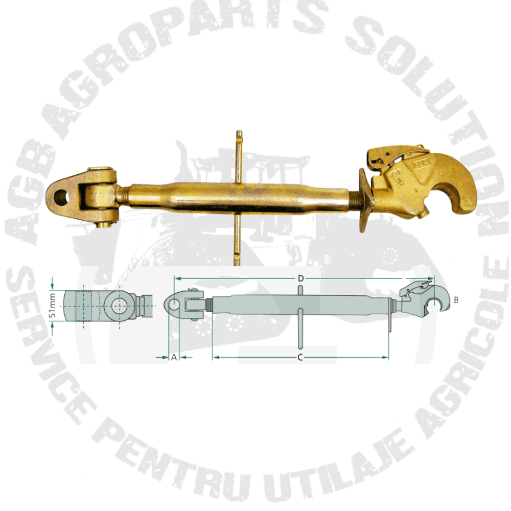 Tirant central M36 cat.3 60-92 cm AR247419 AR247420 AR152241 20011280