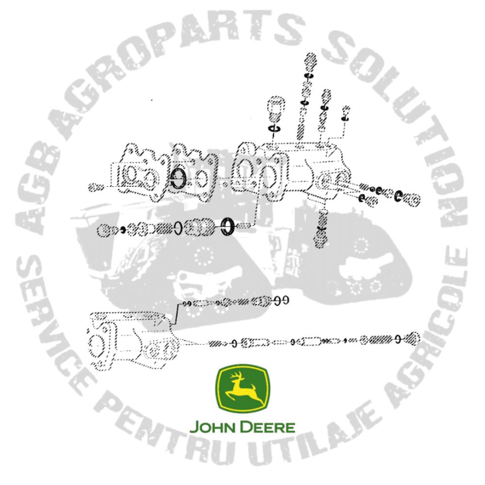 Kit garnituri pompa valva franare RE158122 RE60707