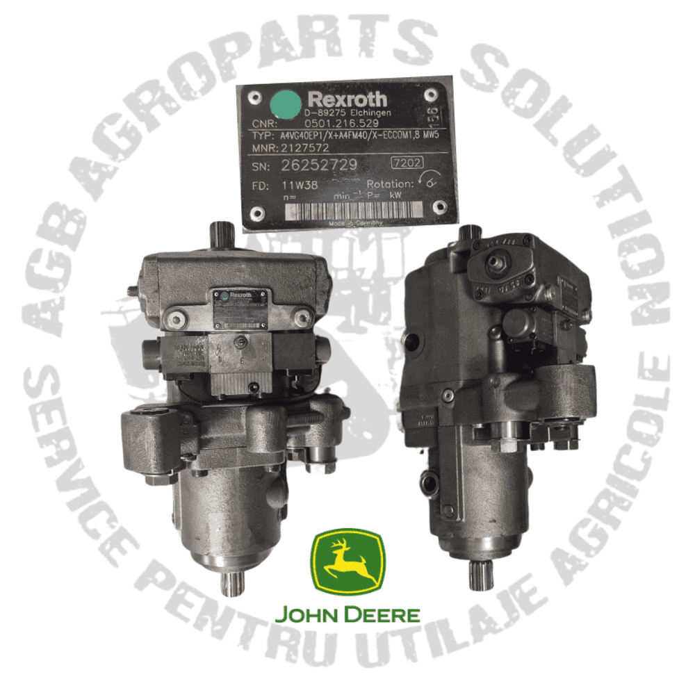 Unitate hidrostatica cutie de viteze John Deere AutoPowr IVT ECCOM 1.8 2.0 AL239426 PG201962 AL208317 0501219636