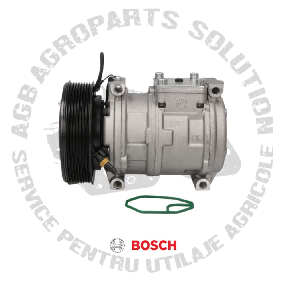 Compresor AC aer conditionat John Deere BOSCH AH169875 AW23886 AW24173 RE46609 RE502624 RE52454 RE69716 SE501459 SE501462 TY24304 TY6764