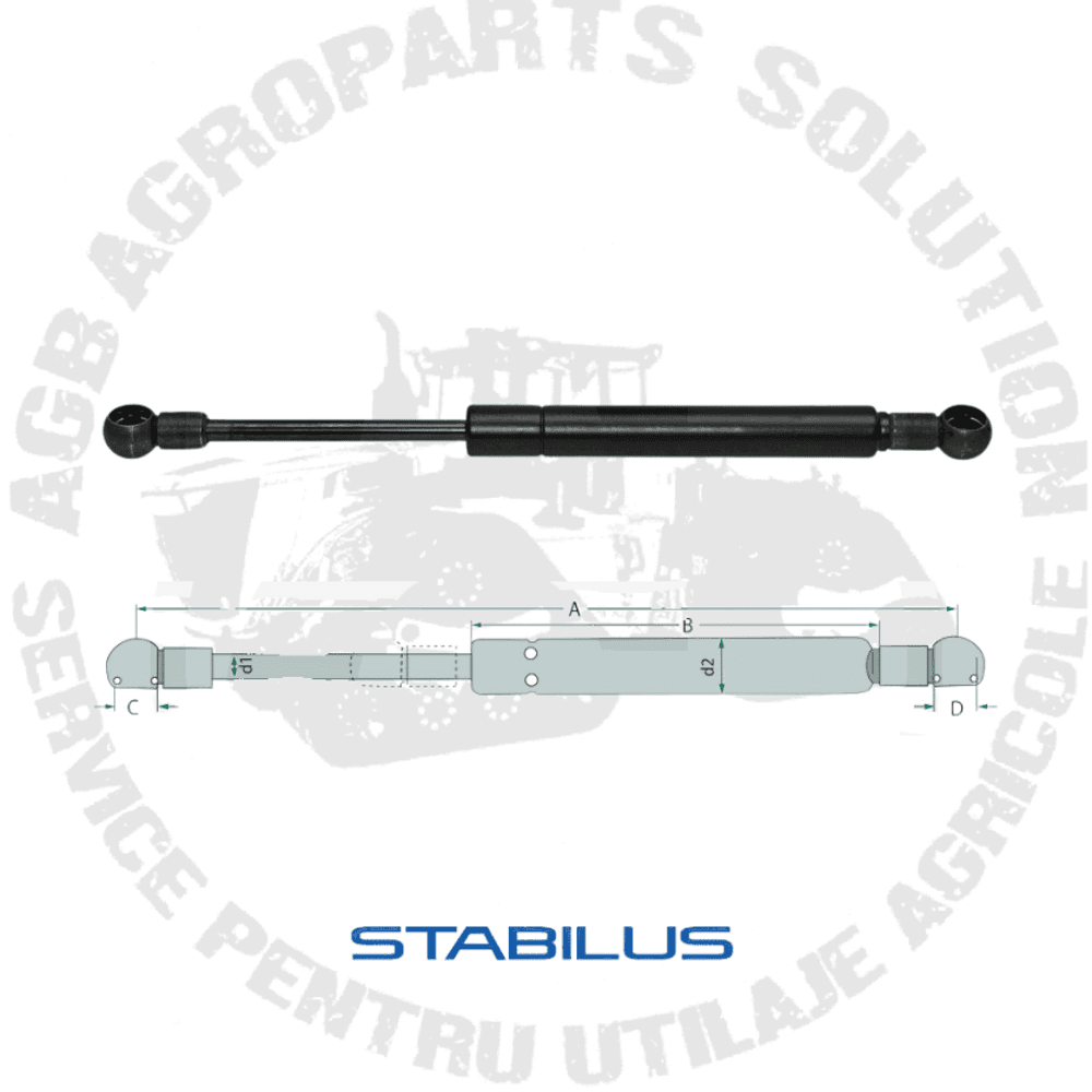 Telescop geam spate John Deere STABILUS RE234166 RE174162 RE170089 852521