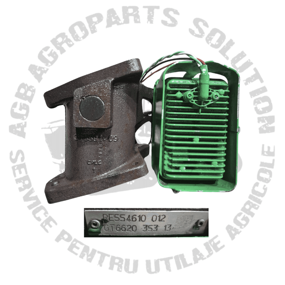 Valva evacuare cu actuator electric John Deere DZ111630 RE554610