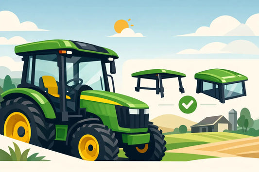 Capota tractor John Deere: cum alegi corect