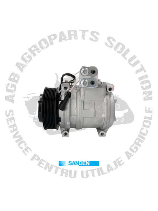 Compresor AC aer conditionat John Deere SANDEN AL153386 AL154203 AL155836 AL174136 AL174137 AL176857 AL176858 AL78779 RE203758 RE257084 TY6769