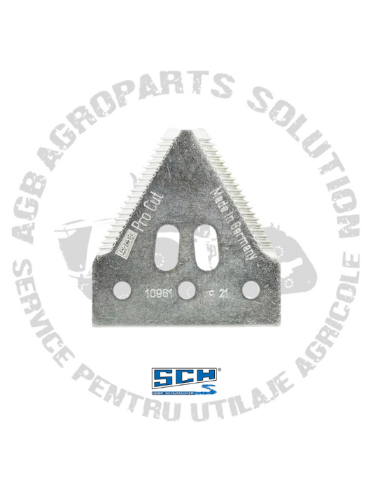 Cutit header John Deere SCHUMACHER Pro Cut 11 dinti zimtat fin AZ41727 AZ47493 H207929 Z93077 1096106