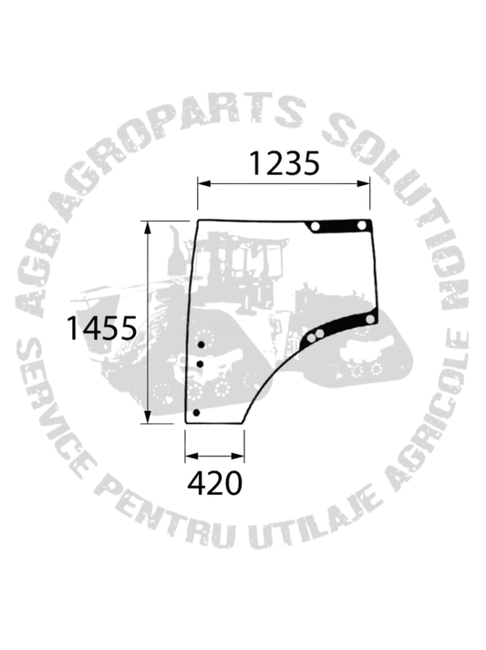 Usa stanga John Deere seria 6R  L209795 L212967